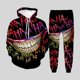 thumbnail image 2 of Otoño HAHAHA Big Mouth Sudadera con capucha estampada en 3D Traje para hombre Sudadera con capucha Pantalones deportivos Conjunto de chándal de dos piezas de moda informal Ropa para hombre, 2 of 4