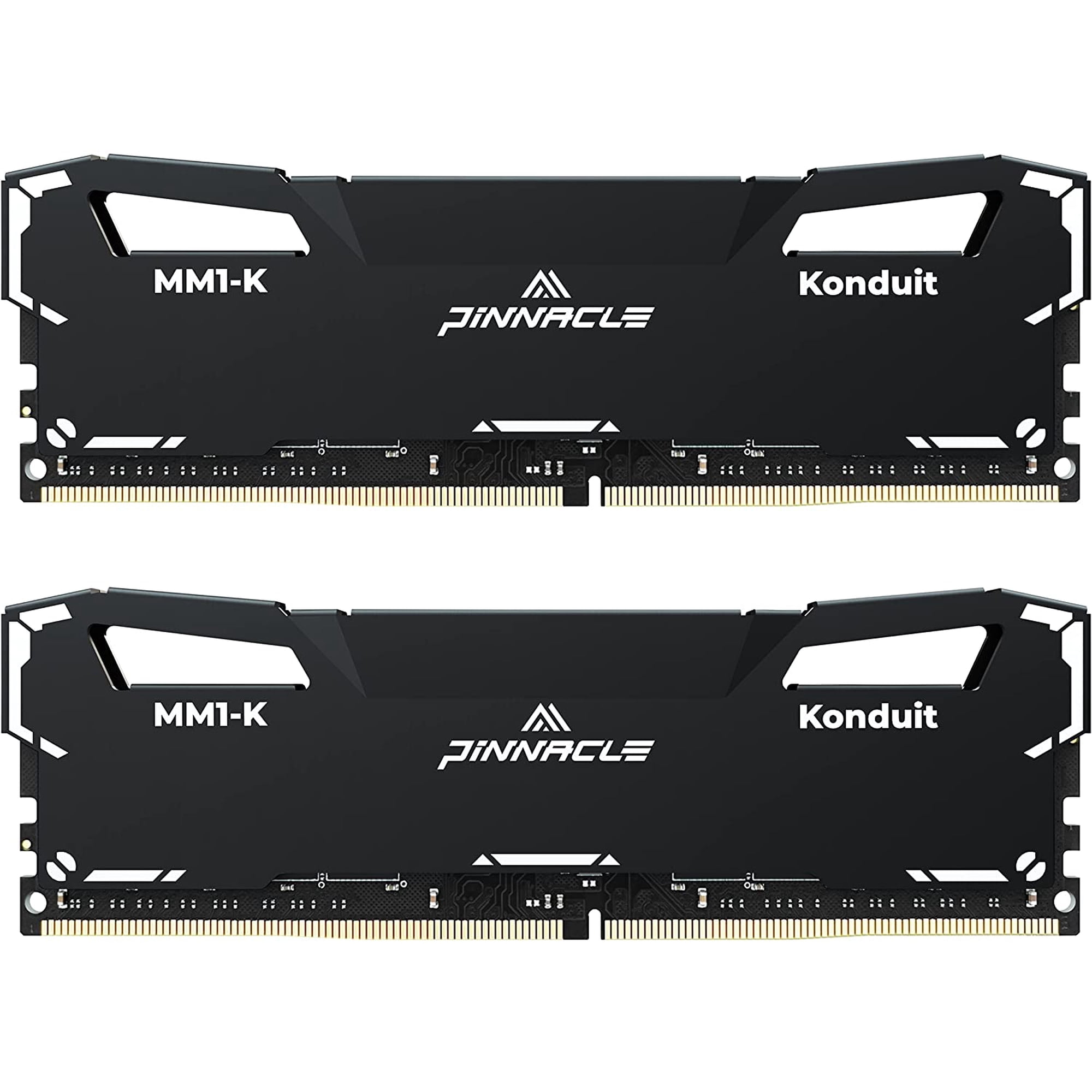 Timetec Pinnacle Konduit 16GB KIT(2x8GB) DDR4 3200MHz PC4-25600 CL16-18-18-38 XMP2.0 Overclocking 1.35V Compatible for AMD and Intel Desktop Gaming PC Memory Module RAM - Black