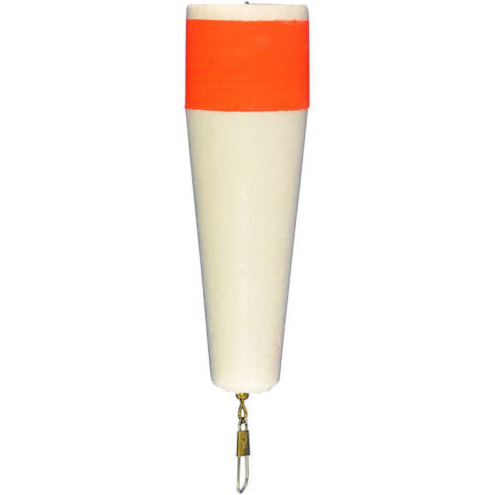 (4 pack) Comal Reddi Popping Weighted Fishing Float, Red & White, 3-Inch
