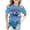 Blue, variant on Girls Will Be Girls Printed Short Sleeved Round Neck T-Shirt Top (1Y-13Y)