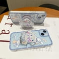 thumbnail image 2 of Cinnamoroll Sanrio With Quicksand Stand Phone Case For Iphone 15 11 12 13 14 Pro Max Mini X Xs Xr 7 8 Plus SE Shockproof Cover, 2 of 7