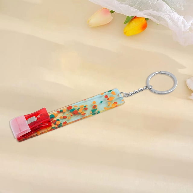 LLavero de tarjeta bancaria de débito para clavo largo, tirador de tarjeta de crédito sin contacto, llavero de cajero automático, Clip de tarjeta para Rojo BLESIY tirador de tarjetas