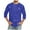 Blue, variant on Maean Men Big and Tall Shirts Sequin Printed Crewneck 3/4 Sleeve Causal Tshirts Nightclub Party Shirt Top