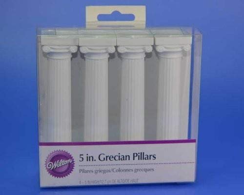 Wilton 303-3703 4-Pack Grecian Pillars for Cakes, 5-Inch - image 4 of 5