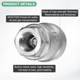 thumbnail image 2 of Uxcell 1-Pack 1/4" NPT 2.3" L WOG1000 Válvula de Retención de Resorte de Acero Inoxidable Unidireccional [Plateado], 2 of 6
