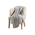 thumbnail image 1 of cobija frazada Manta Tejida de Punto color Gris Ultra suave Interior Exterior, 1 of 5