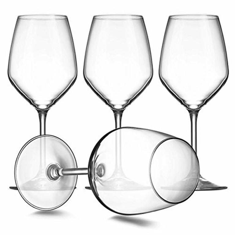 NORTH CAROLINA – 4 pack Shatterproof Designer Wine Glasses – Small