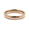 thumbnail image 2 of MJ Metals Jewelry Men/ Women 2mm Thin Rose Gold Plated Ring Tungsten Carbide Wedding Ring Size 6.5, 2 of 5
