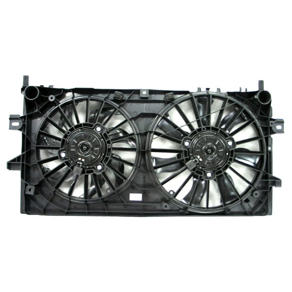Agility Auto Parts 6016141 Dual Radiator and Condenser Fan Assembly for GM Specific Models Fits select: 2006-2013 CHEVROLET IMPALA, 2006-2007 CHEVROLET MONTE CARLO