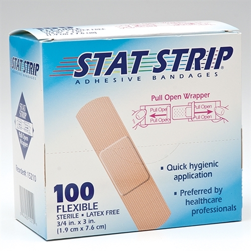 Adhesive Bandages 100 Flexible LATEX FREE 1x3 inchPack of 100
