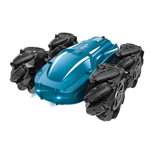 Car 2.4G con grado de juguete de simución de luces para niños de Azul Zulema Coche acrobático RC
