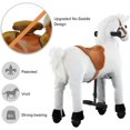 thumbnail image 2 of Uenjoy Kids Riding Horse for Kids Plush Ride ons Toy White, 2 of 8
