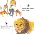 thumbnail image 4 of CNKOO 14Pcs Safari Animals Figures Set, Zoo Safari Plastic Figurine Model Decoration with Tiger Leopard Lion Giraffe Zebra Elephant(6*Animals +8* Small Starfish), 4 of 6