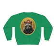 thumbnail image 3 of Royal Raccoon Graphic Sweatshirt, Vintage Aesthetic, 3 of 4