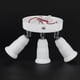 thumbnail image 3 of Lámpara Ajustable E27 Splitter 3 Head Lamp Base LED Bulb Holder Adapter Socket Ndcxsfigh Para estrenar, 3 of 8