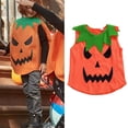 thumbnail image 1 of Bébé Enfant Garçon Fille Halloween Citrouille Gilet Sans Manches Col Rond Pull Ample Top, 1 of 3