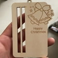 thumbnail image 3 of Billuyoard Feliz Navidad tarjeta dinero titular Festival efectivo colgante tarjetas placa decoración portátil fiesta regalo accesorio decorativo Kits de decoración para fiestas Campana Billuyoard HA074657-01, 3 of 6