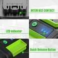 thumbnail image 4 of Bolsa de 2 Mejorado 3.0Ah 24V Reemplazo para Batería Greenworks 24V 29852 BAG709 BAG710 Compatible con Batería Greenworks 24V 29842 para Greenwork Herramientas Eléctricas de 24 Voltios 20352 22232..., 4 of 6
