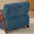 thumbnail image 4 of Modern Chaise Lounge Chair Indoor with Plush Cushioning, Comfortable Armrests for Living Room, Bedroom, Office, Blue, 4 of 5