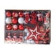 thumbnail image 4 of Juego de 47 adornos para árbol de Navidad, accesorio decorativo para árbol de Navidad Rojo, 4 of 9