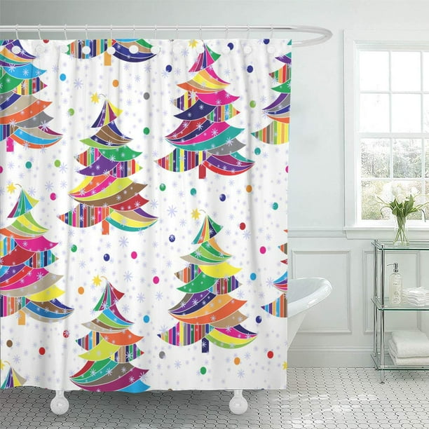 SUTTOM Light Christmas Colorful Tree and New Year Winter Holiday Shower