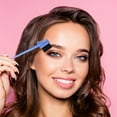 thumbnail image 2 of Dual Comb Eyebrow Brushes, Eyelash Comb Eyebrow Brush for Women, Eyelash Eyebrow Travel Makeup Tool, Blue 8.15" Length, 2 of 7