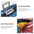 thumbnail image 5 of Lsque Eagle Head With American Flag Printed Luggage Cover, Travel Luggage Protector,Scratch and Dirt Resistant, Fits 18-32 Inch Luggage - X-Large, 5 of 9