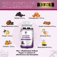 thumbnail image 3 of 13 in 1 Himalayan Shilajit Gummies High Potency for Men & Women - 120 Gummies - for Energy Boost & Immune Support - With Chaga & Ashwagandha, 3 of 5