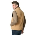 thumbnail image 5 of Free Country Men's Atlas II Quilted Reversible Sherpa Vest Black S, 5 of 6