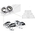 thumbnail image 4 of 2 pcs25mm - Stainless Steel Spinlock Barbell Clamps Dumbbell Nut Lock Collars, 4 of 4