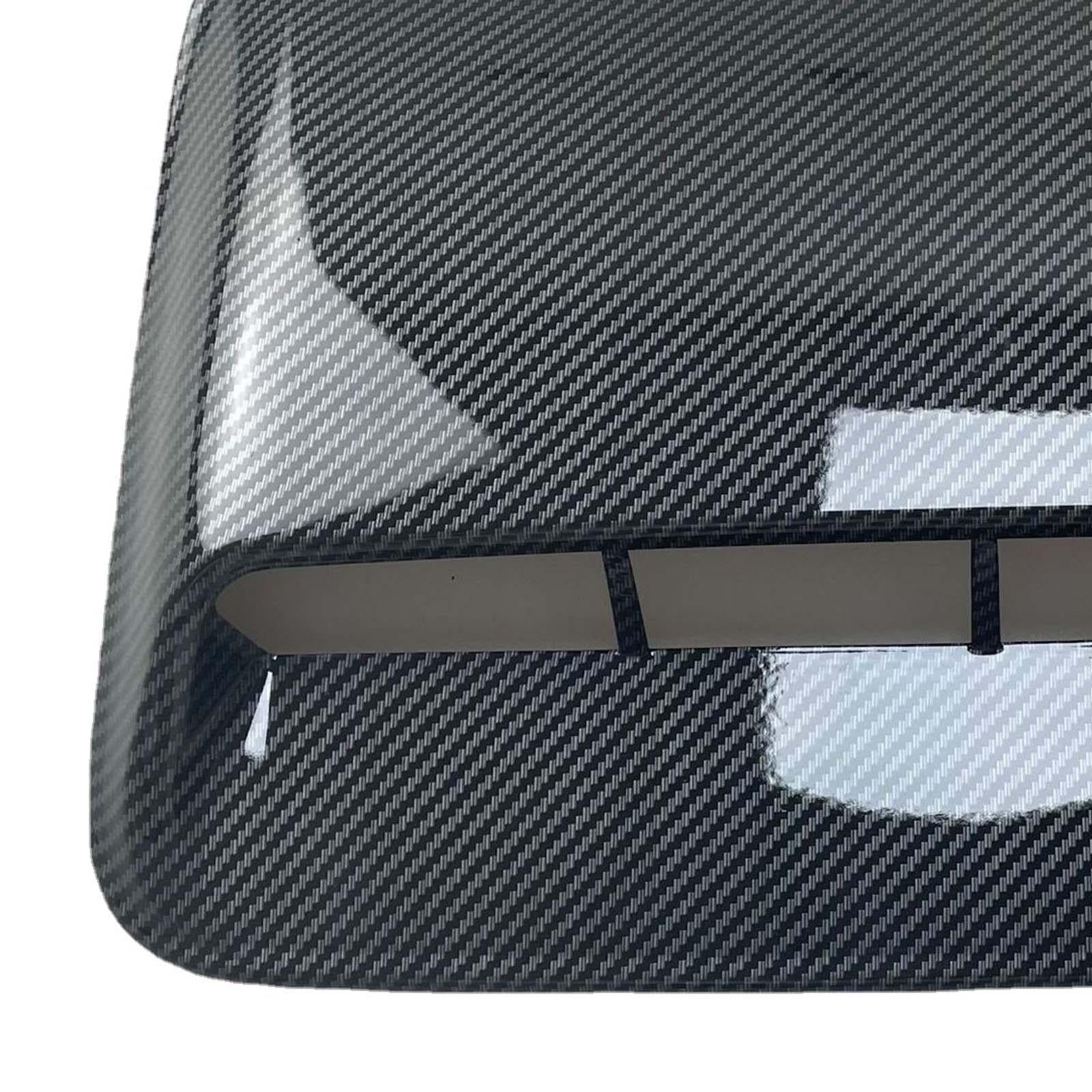 Nishiyuenyi Hood Body Air Decorative Intake Replaces Car Hood Vent for Car Modification Carbon Fiber Pattern