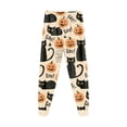 thumbnail image 5 of NOEGOEU Kids Halloween Pajamas Boys Girls Soft Cute Graphic Long Sleeve Top and Pants 2-9 Years (Beige,4-5 Years), 5 of 6