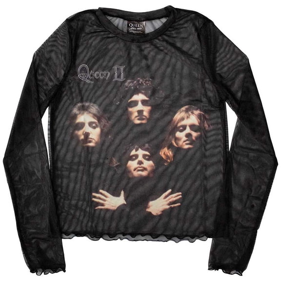 Queen Women's Crop Top: Bo Rhap Classic (Mesh) (X-Small)
