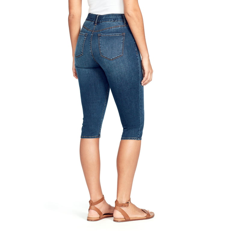 Gloria Vanderbilt Women's Plus Size Comfort Curvy Skinny Skimmer Shorts 
