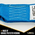 thumbnail image 4 of 2"x 6" Rope Tie Off w/ Spring E-Fitting & D-Ring (Blue) - 2 Pack, 4 of 6