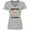 AC-Heather Grey, variant on Inktastic 100th Day of School with Tally Marks Women's V-Neck T-Shirt