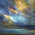 thumbnail image 3 of Finch, Sheila 15x15 Black Modern Framed Museum Art Print Titled - Coastal Clouds #30, 3 of 5