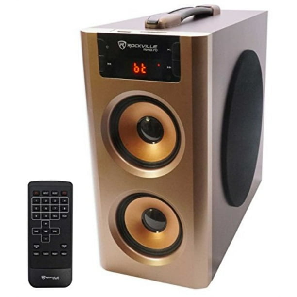 Rockville RHB70 Home Theater Compact Powered Speaker System w Bluetooth