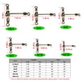 thumbnail image 2 of Eslabones giratorios para pesca QHDJIANHUI Saltwater, 20 unidades, 2 of 5