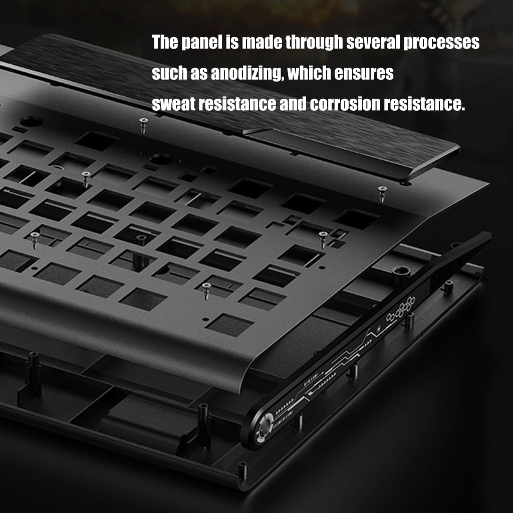 Hot Swappable Switches 104Key Full Size Mechanical Keyboards USB Cord RGBs Customizable Lighting Integrated Palms Rest