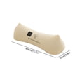 thumbnail image 4 of MTBLYS Buckwheat Neck Pillow Cervical Support Pillow Triangular Shape Adjustable Height Natural Herbs Promotes Restful Sleep Back and Side Sleepers, 4 of 8