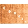 thumbnail image 1 of Ahgly Company Indoor Rectangle Abstract Orange Contemporary Area Rugs, 5' x 7', 1 of 1