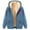 Sky Blue, variant on Oalirro Fleece Coat for Women Zip Up Hooded Jacket Winter Warm Overcoat Sherpa Outwear with Pockets