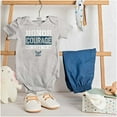 thumbnail image 3 of US Navy Honor Courage Commitment Romper Boys or Girls Infant Baby Brisco Brands 12M, 3 of 6