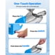 thumbnail image 4 of Máquina trituradora de hielo VEVOR 130kg/h eléctrica de 4 cuchillas azul, 4 of 9