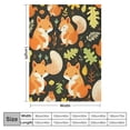 thumbnail image 4 of Orinice Squirrel Blanket Gifts -  Cute Throw Blanket for Kids, Adults - Yellow Soft Plush Blankets for Couch, Sofa 60x80in, 4 of 6