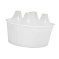 thumbnail image 3 of Miulika Flower Pot Planters Organizer Water Level Indicator Plant Containers,Hydroponics Flower Pot for 14cm Bulb Kitchen Indoor White, 3 of 9