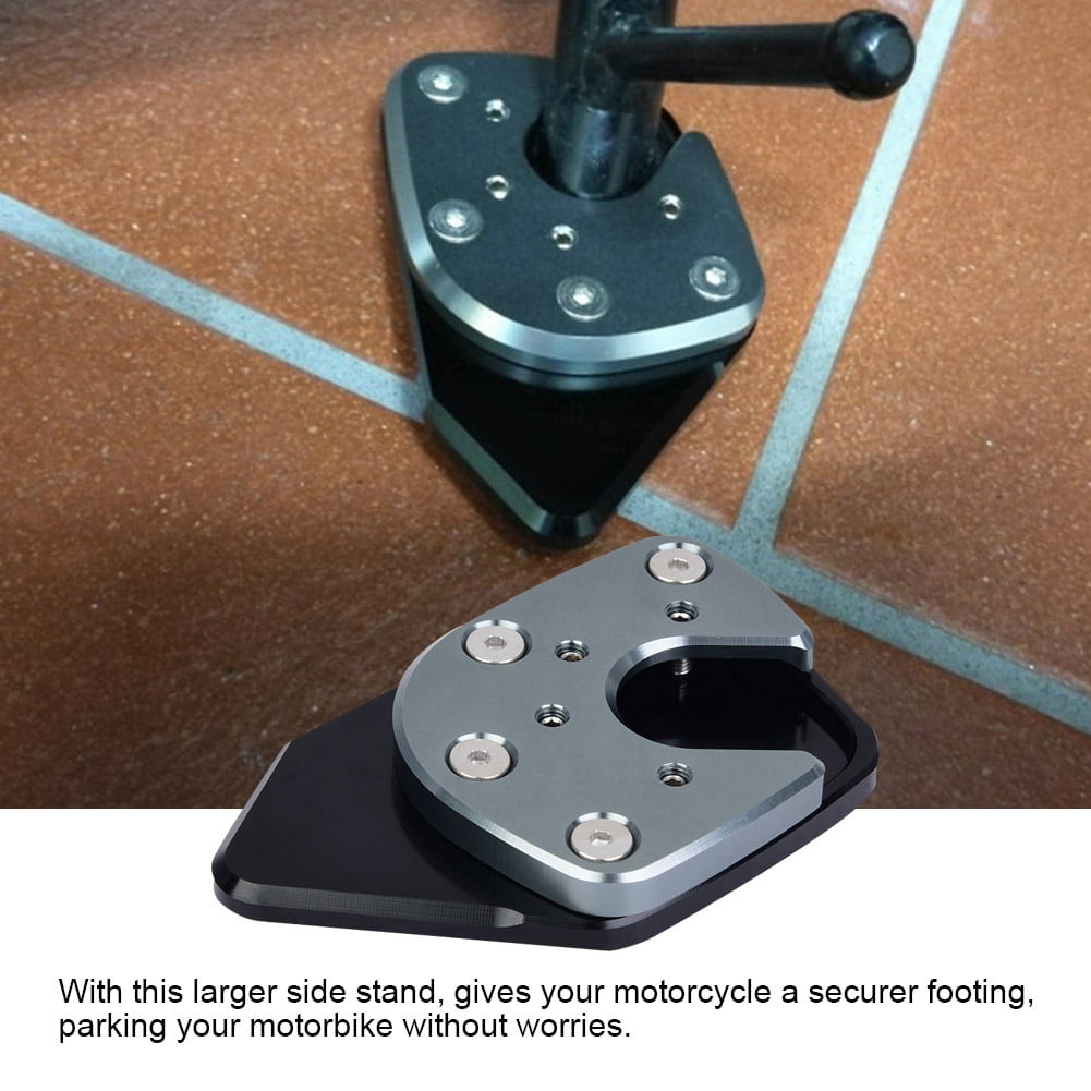 Blue Motorcycle Foot Side Stand Extension Kickstand Pad Plate Anti-slip Kickstand Pad for NC750X