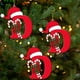 thumbnail image 4 of Colgante de árbol de Navidad de acrílico 2D con letras | Juego de 26 adornos con iniciales del alfabeto para decoración navideña, 4 of 6