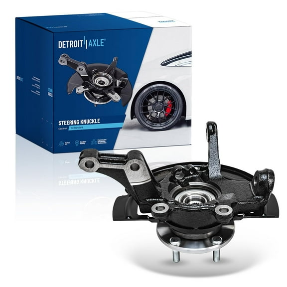 Detroit Axle - Front Right Steering Knuckle & Wheel Hub Bearing Replacement for 2002 2003 2004 2005 2006 Nissan Altima 2.5L